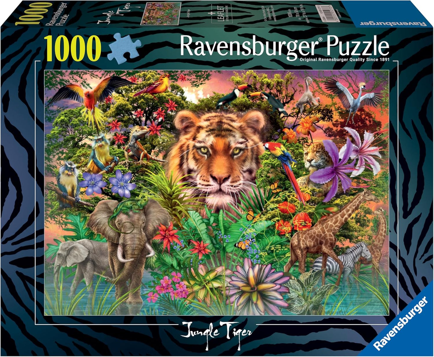 A dzsungel Királya Ravensburger 1000 darabos kirakó puzzle (RA - 12001273) - puzzlegarden