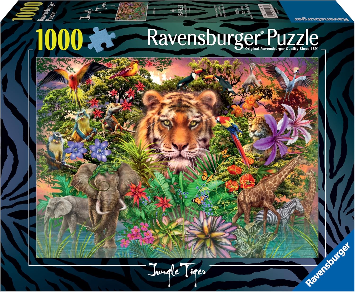 A dzsungel Királya Ravensburger 1000 darabos kirakó puzzle (RA - 12001273) - puzzlegarden