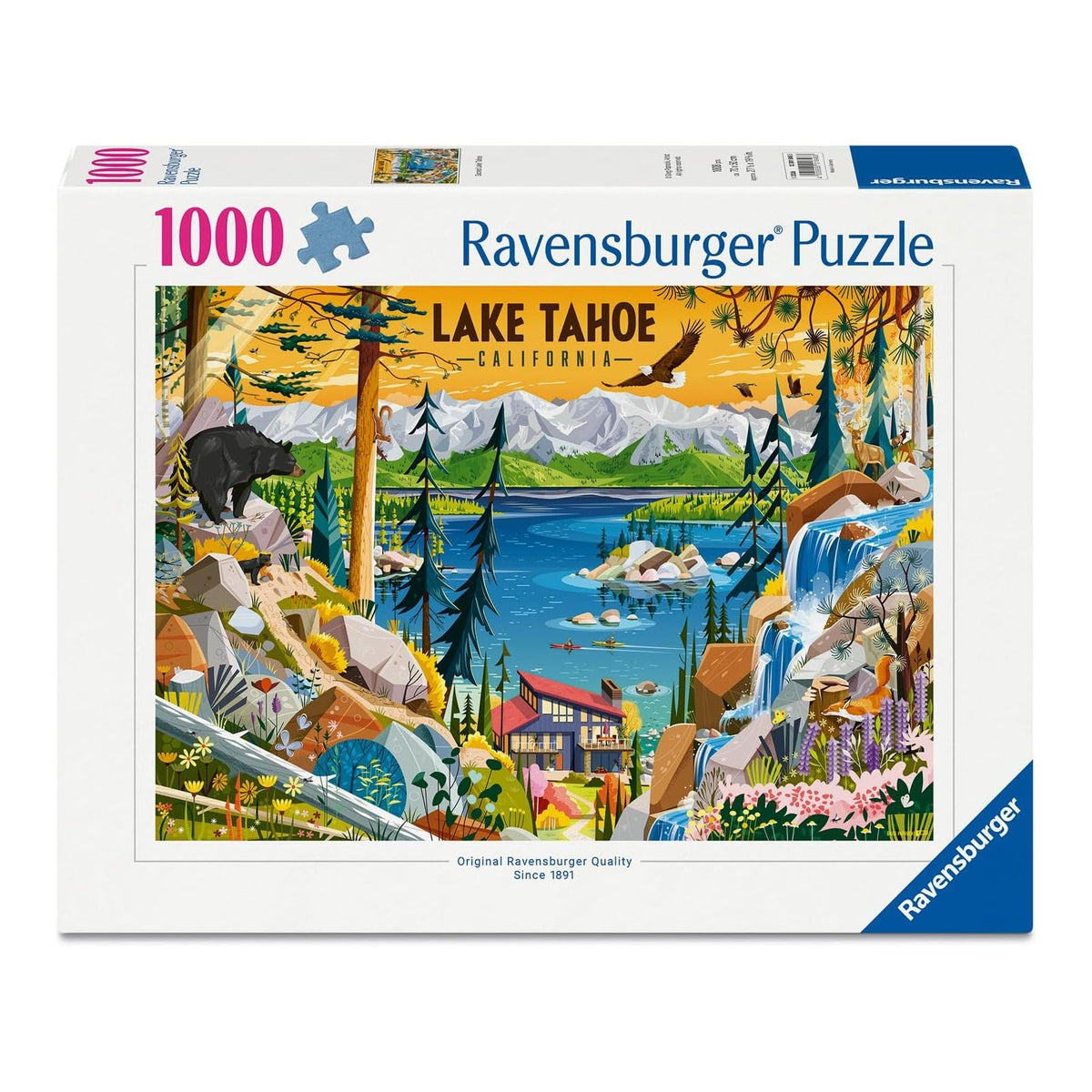 A fenséges Lake Tahoe – US Puzzle Bajnokság Ravensburger 1000 darabos kirakó puzzle (RA-12001848) - puzzlegarden