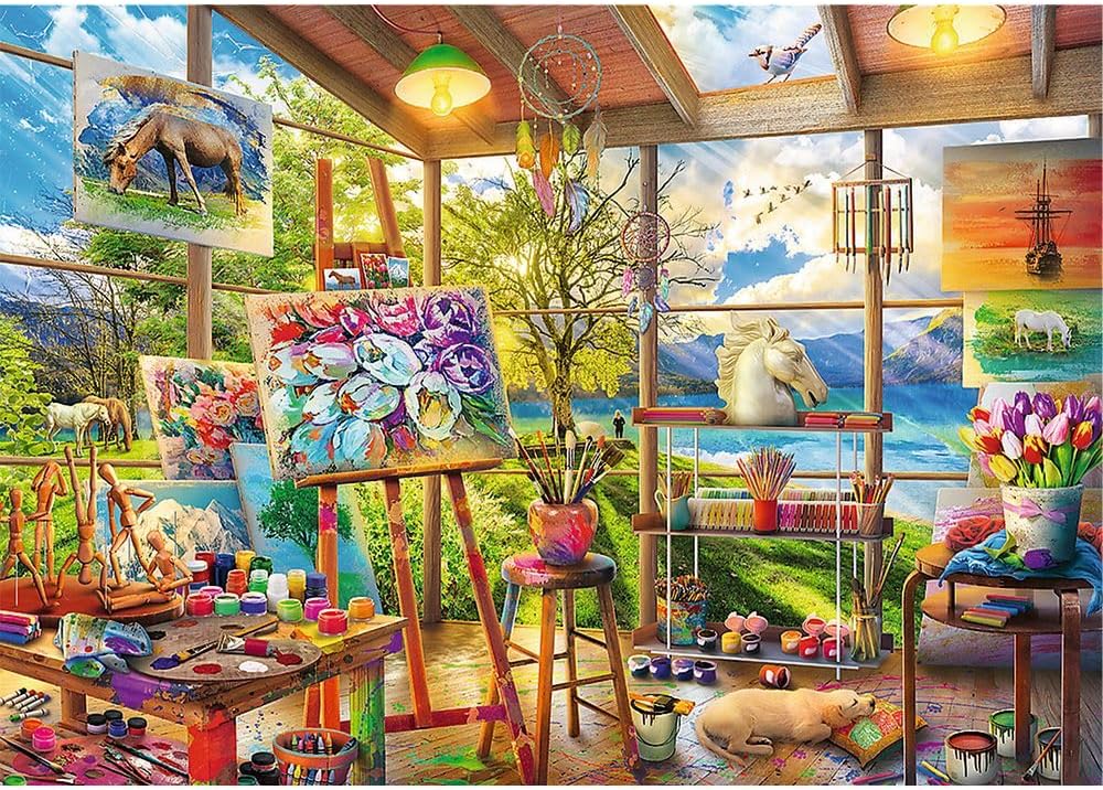 A festészet művészete - 2x500 Trefl 500 darabos kirakó puzzle (TR - 37530) - puzzlegarden