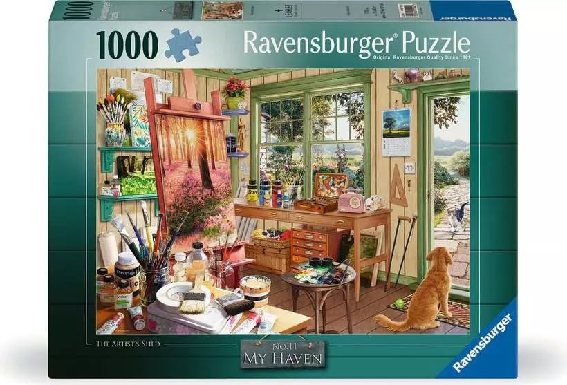 A festő szoba Ravensburger 1000 darabos kirakó puzzle (RA - 12001100) - puzzlegarden
