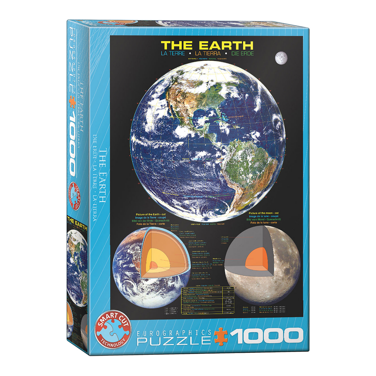 A Föld Eurographics 1000 darabos kirakó puzzle (EUR-6000-1003) - puzzlegarden