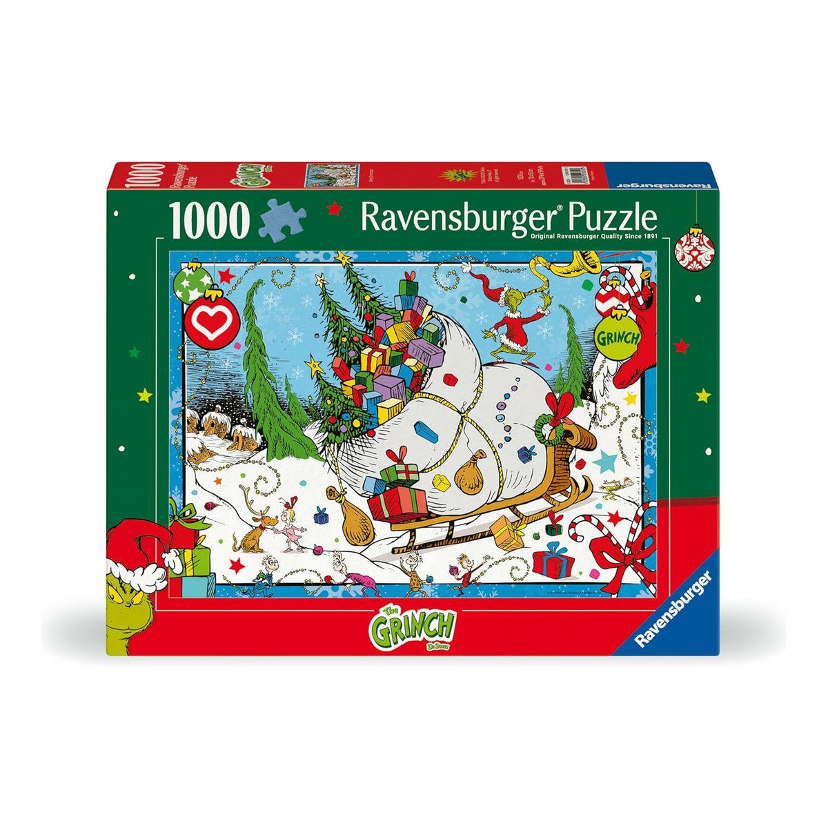 A Grincs Ravensburger 1000 darabos kirakó puzzle (RA-12001351) - puzzlegarden