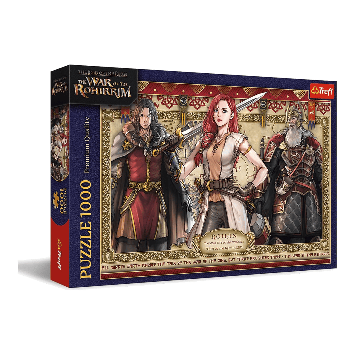 A Gyűrűk Ura: A rohaniak háborúja Trefl 1000 darabos kirakó puzzle (TR-10937) - puzzlegarden