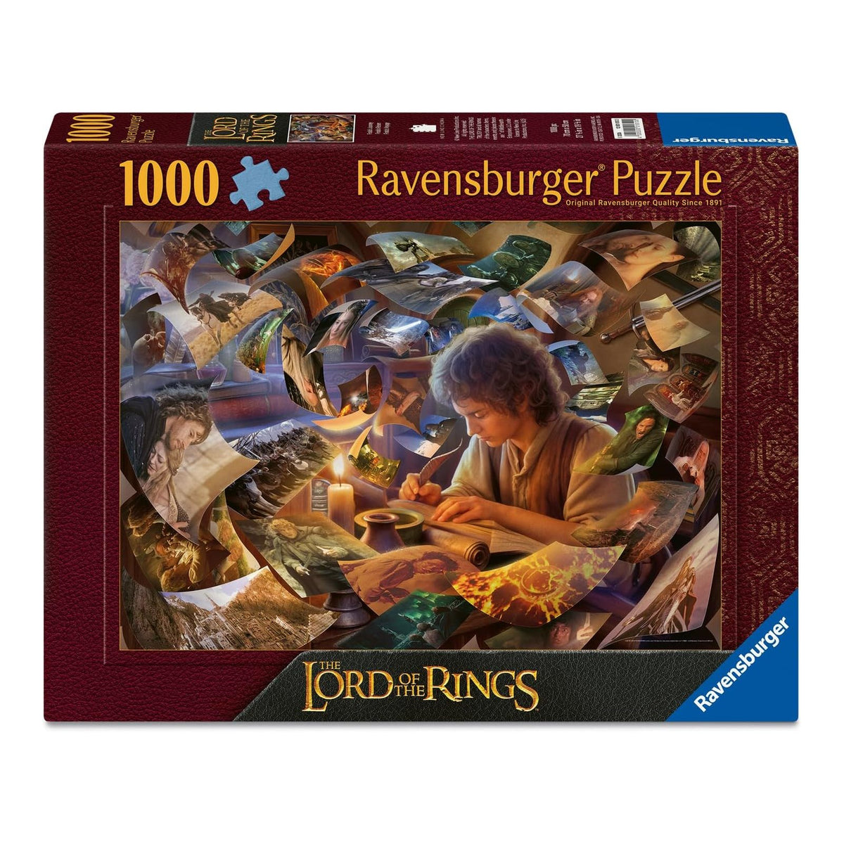 A Gyűrűk Ura: Frodó útja Ravensburger 1000 darabos kirakó puzzle (RA-12001810) - puzzlegarden