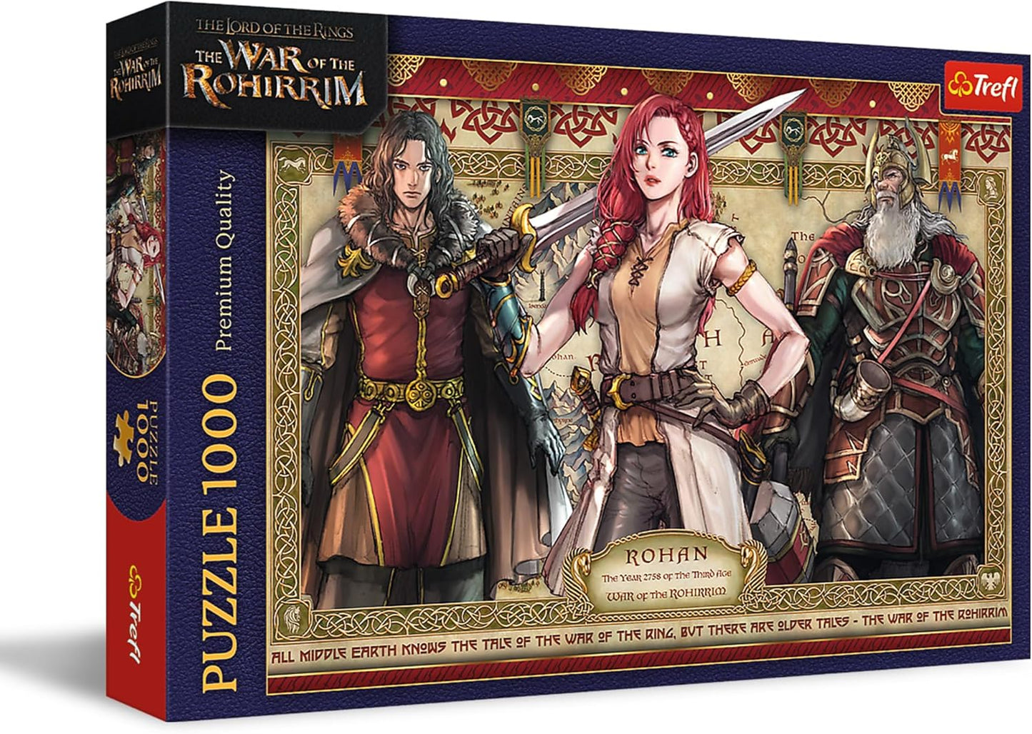A Gyűrűk Ura: A rohaniak háborúja Trefl 1000 darabos kirakó puzzle (TR - 10937) - puzzlegarden