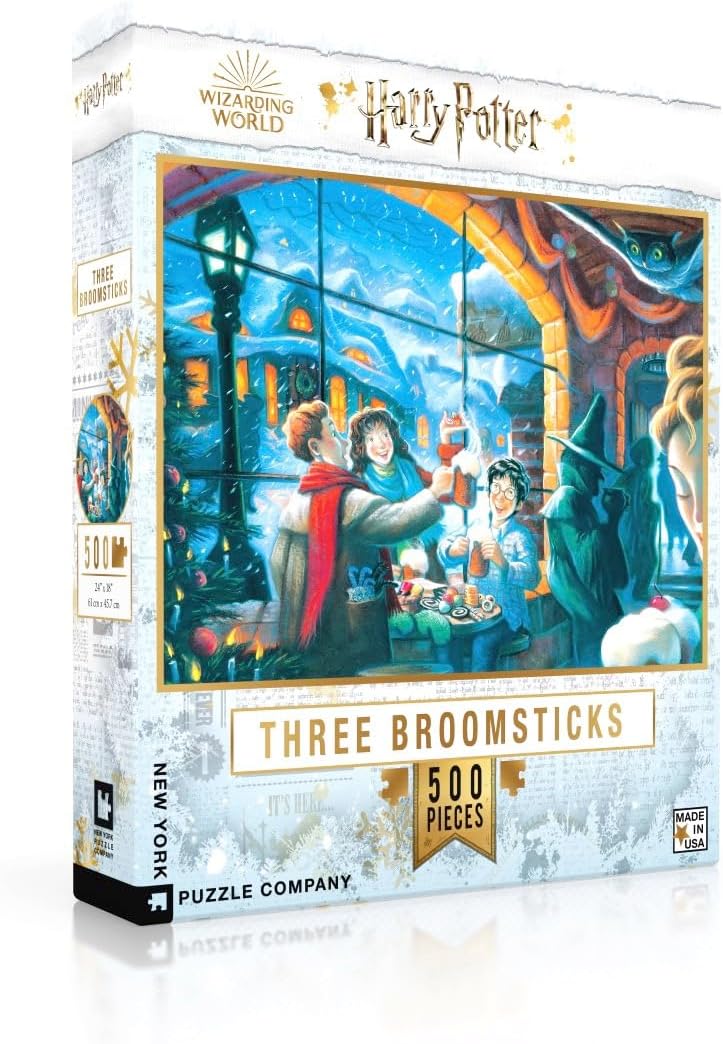 A Három Seprű New York Puzzle Company 500 darabos kirakó puzzle (NYPC - NPZHP1608) - puzzlegarden