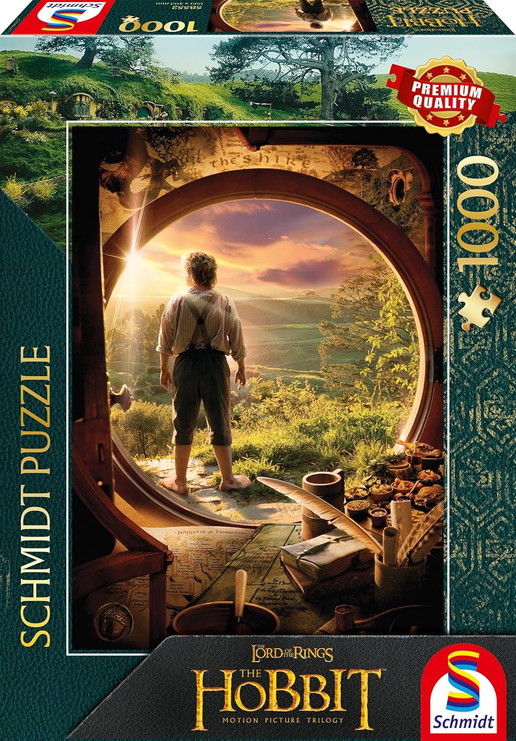 A Hobbit – Búcsú Zsáklaktól Schmidt Spiele 1000 darabos kirakó puzzle (SCH - 58552) - puzzlegarden