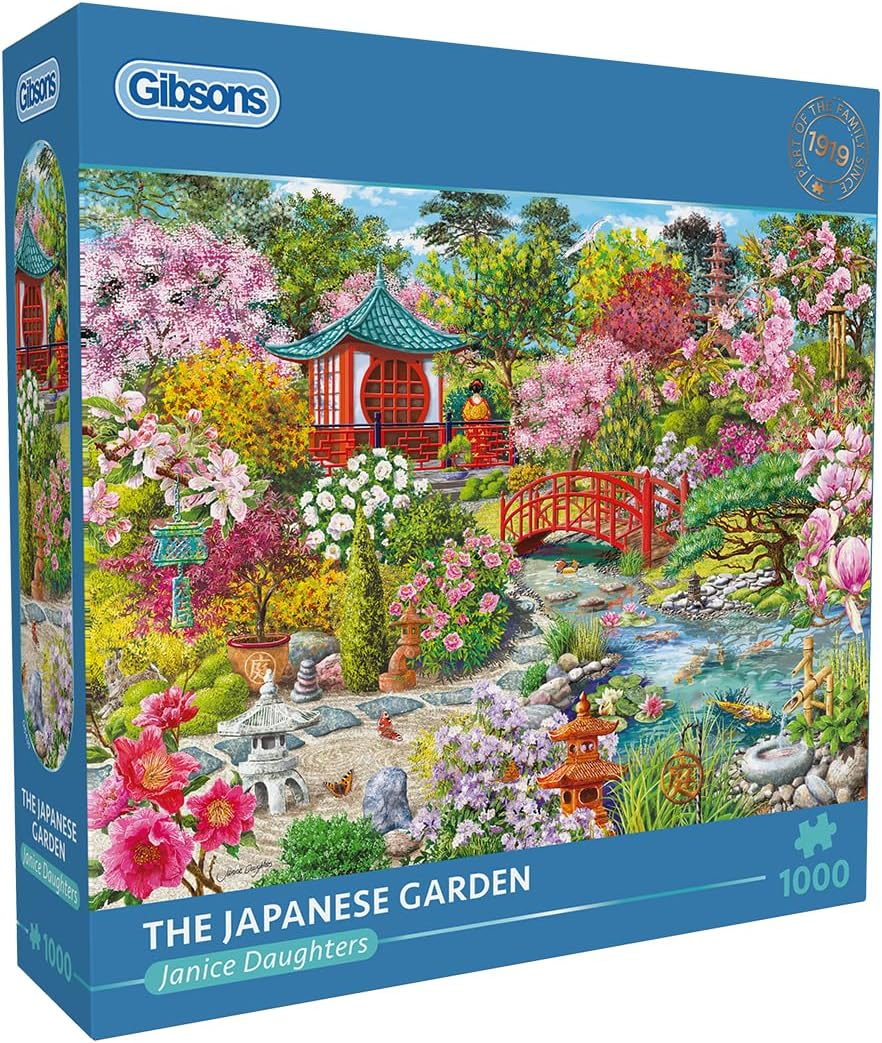 A Japán kert Gibsons 1000 darabos kirakó puzzle (G - G6430) - puzzlegarden