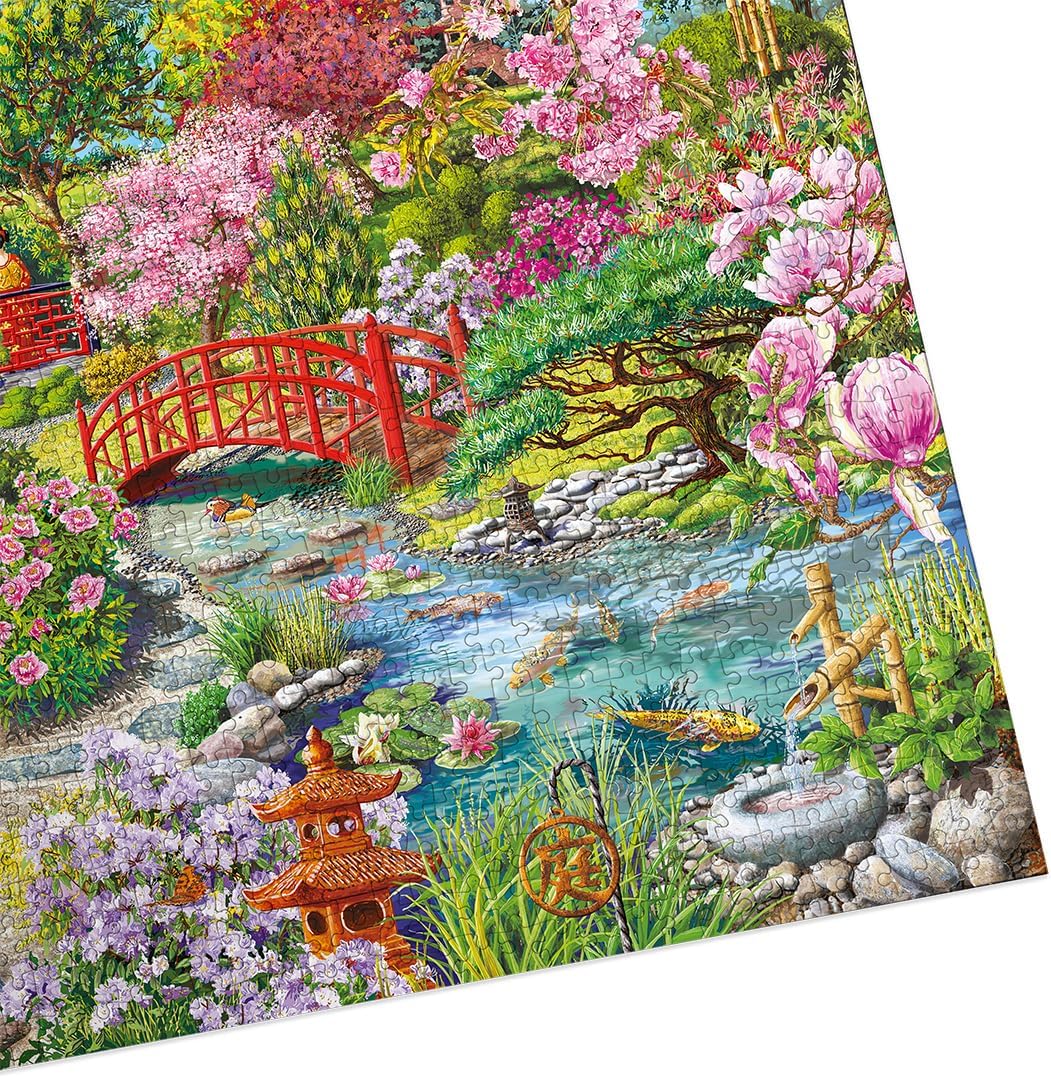 A Japán kert Gibsons 1000 darabos kirakó puzzle (G - G6430) - puzzlegarden