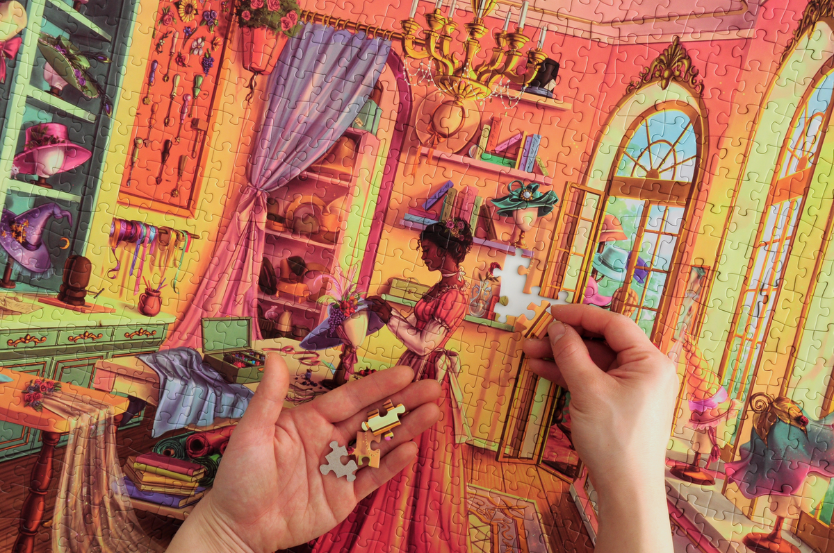 A kalapos műhelye Reverie 1000 darabos kirakó puzzle (RE-MW1000AMA) - puzzlegarden