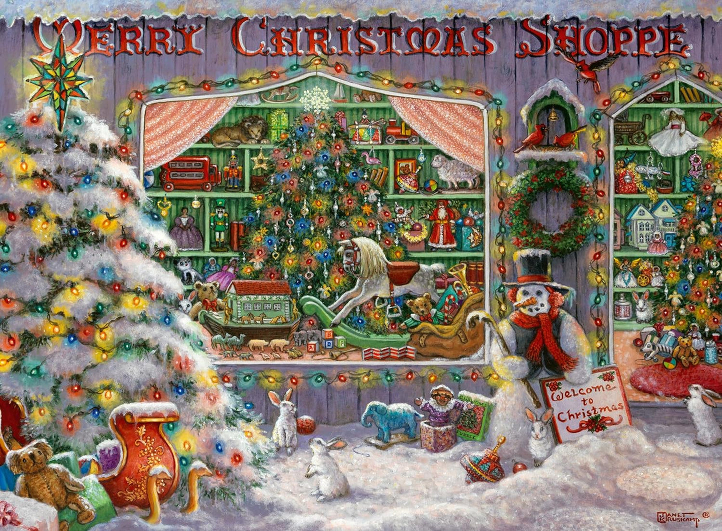 A Karácsonyi Bolt Ravensburger 500 darabos kirakó puzzle (RA - 12000215) - puzzlegarden