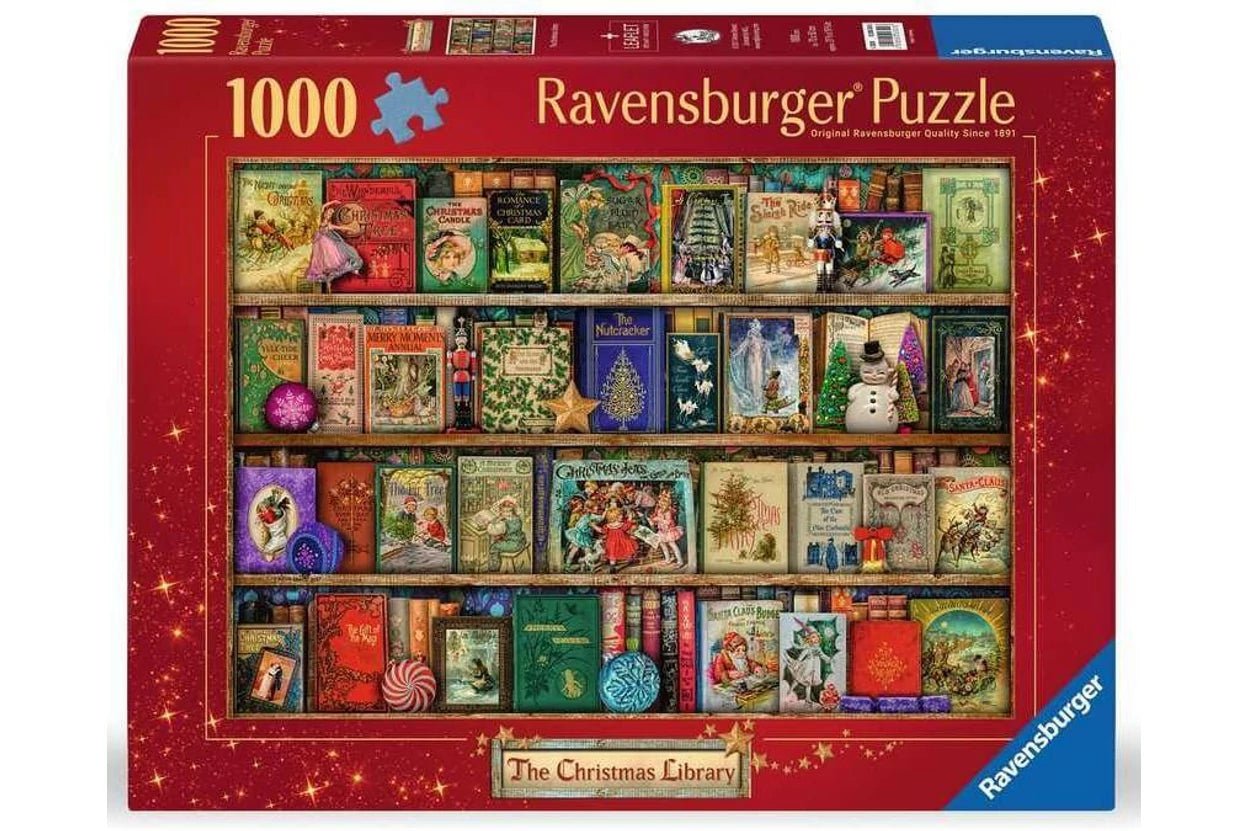 A Karácsonyi Könyvtár Ravensburger 1000 darabos kirakó puzzle (RA - 12000324 4005555003243) - puzzlegarden