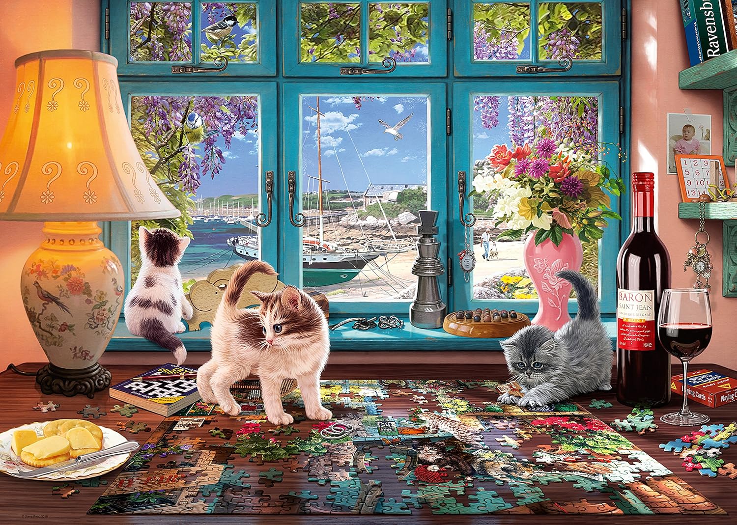 A Kirakózó Asztala Ravensburger 1000 darabos kirakó puzzle (RA - 12000330) - puzzlegarden