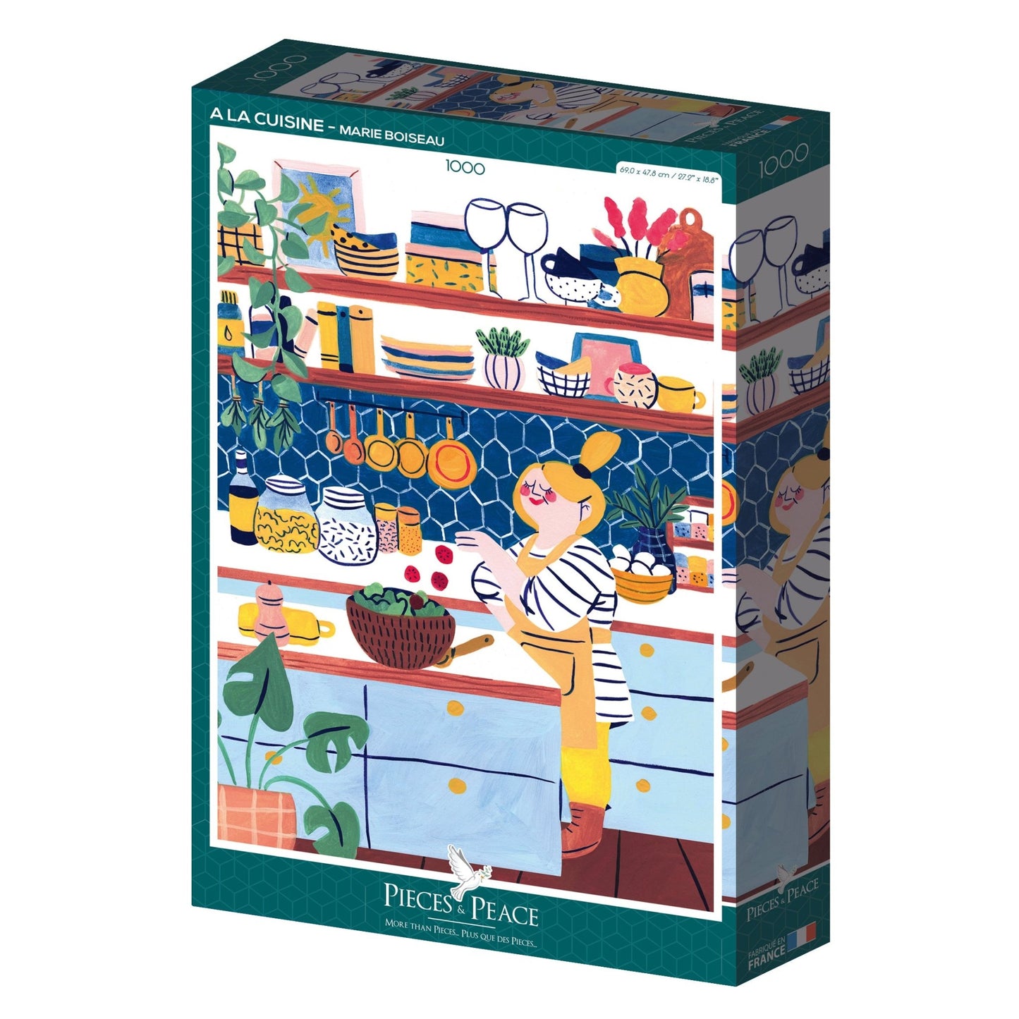 A konyhában Pieces & Peace 1000 darabos kirakó puzzle (PaP - 0088) - puzzlegarden
