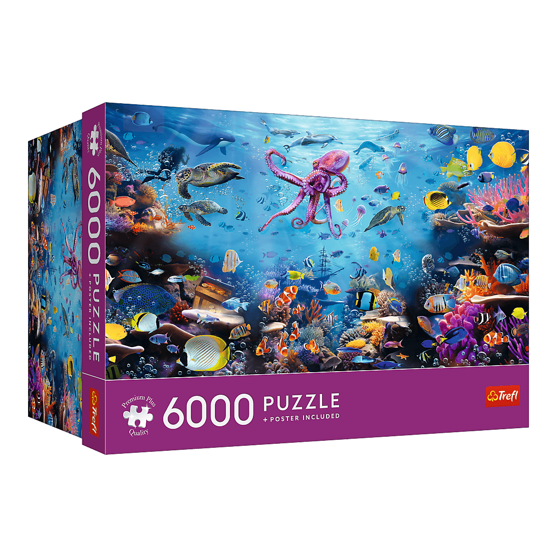 A korallzátony élete Trefl 6000 darabos kirakó puzzle (TR-81058) - puzzlegarden