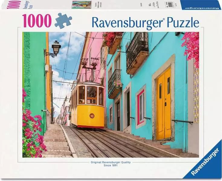 A lisszaboni villamos Ravensburger 1000 darabos kirakó puzzle (RA-12001913) - puzzlegarden