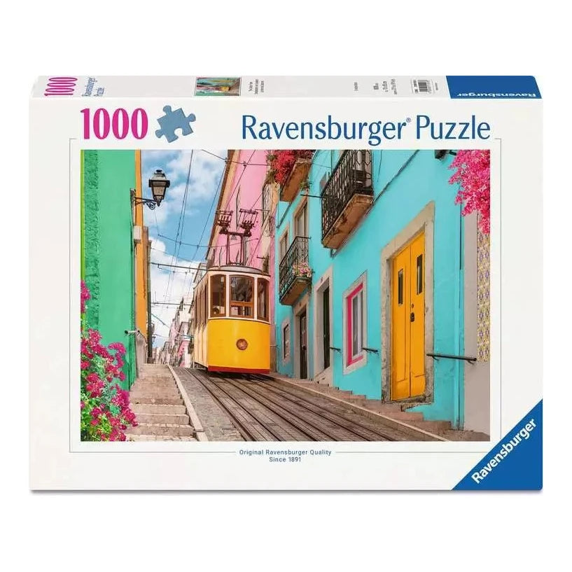 A lisszaboni villamos Ravensburger 1000 darabos kirakó puzzle (RA-12001913) - puzzlegarden
