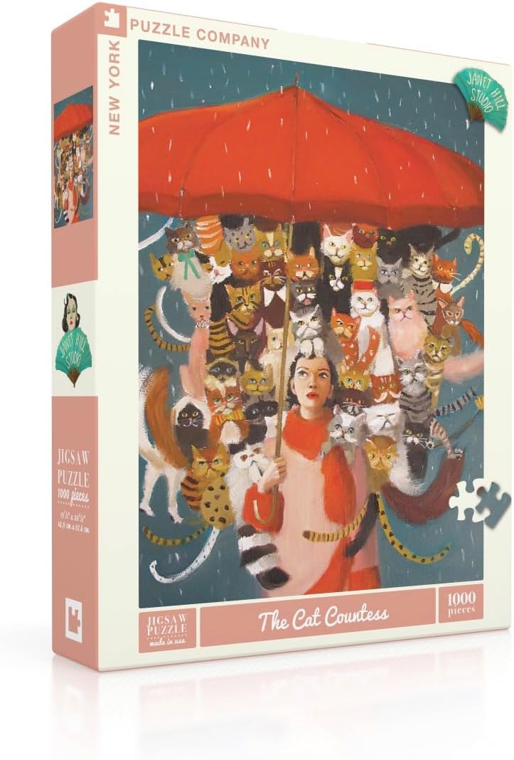 A macska grófnő New York Puzzle Company 1000 darabos kirakó puzzle (NYPC - NPZJH2212) - puzzlegarden