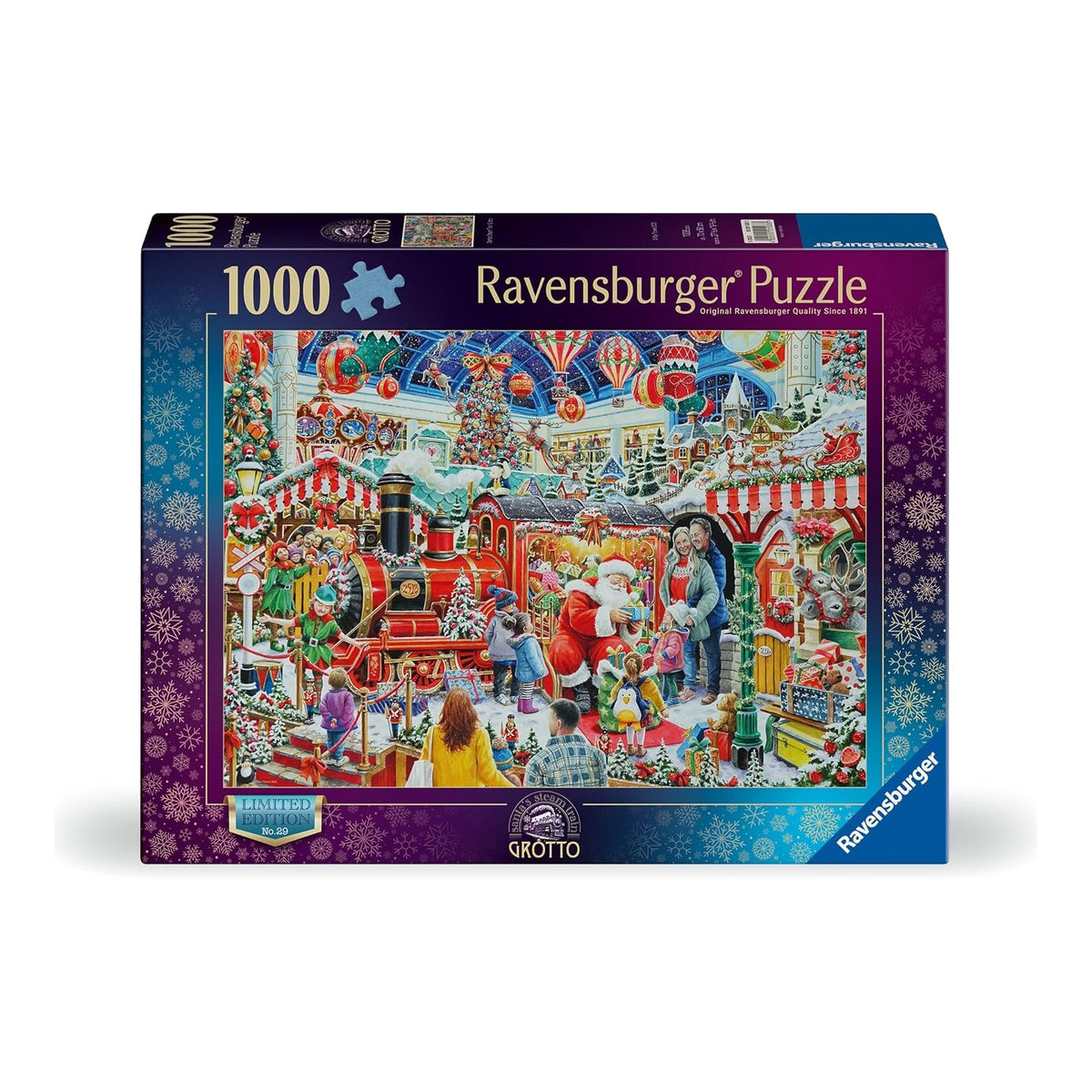 A mikulás gőzöse Ravensburger 1000 darabos kirakó puzzle (RA - 12001583) - puzzlegarden