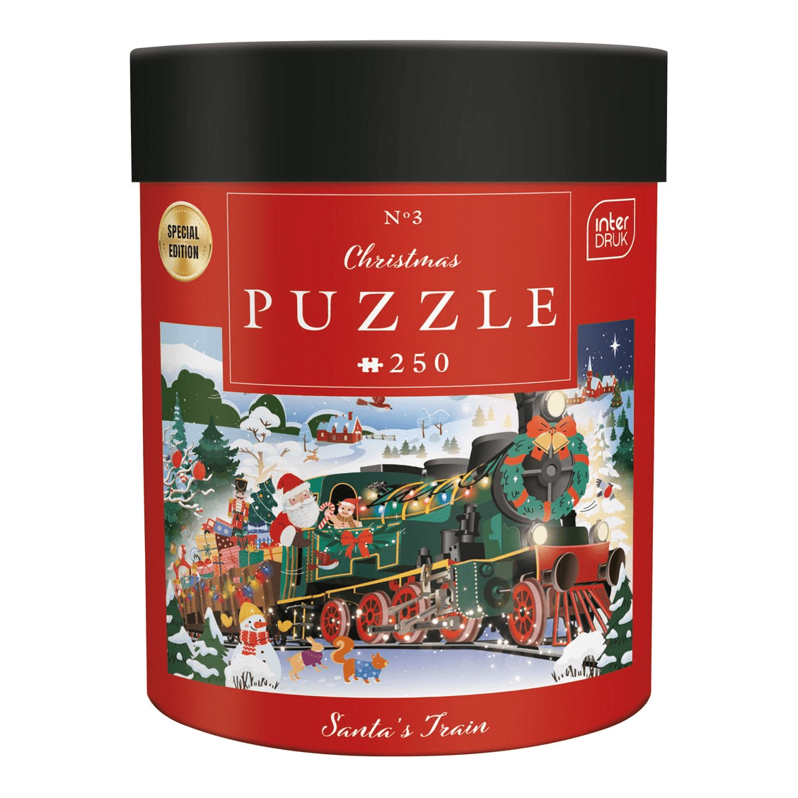 A Mikulás vonata Interdruk 250 darabos kirakó puzzle (ID-5902277396006) - puzzlegarden
