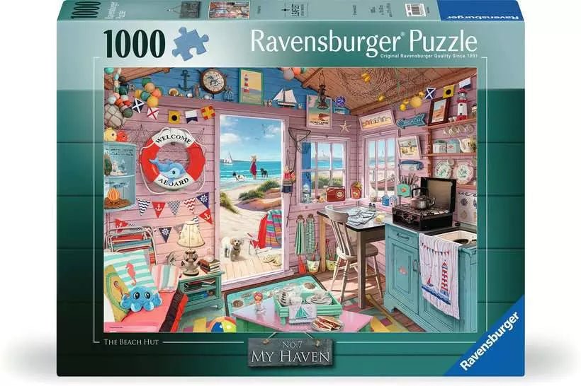 A Nyaraló kunyhó Ravensburger 1000 darabos kirakó puzzle (RA - 12000032) - puzzlegarden