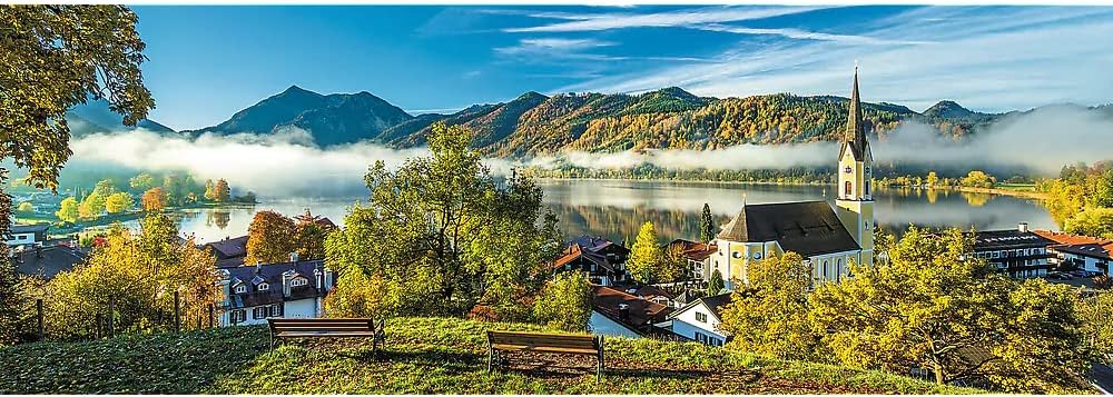 A Schliersee Tó Partján - panoráma Trefl 1000 darabos kirakó puzzle (TR - 29035) - puzzlegarden
