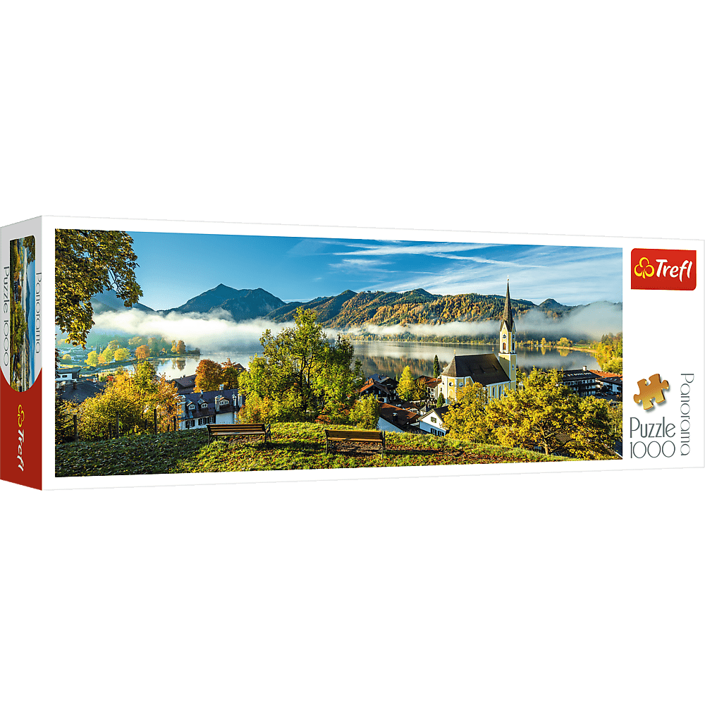 A Schliersee Tó Partján - panoráma Trefl 1000 darabos kirakó puzzle (TR - 29035) - puzzlegarden