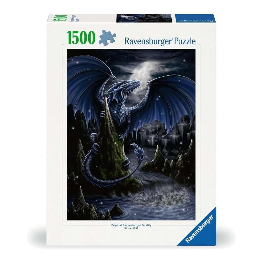 A sötétkék sárkány Ravensburger 1500 darabos kirakó puzzle (RA - 12000731) - puzzlegarden