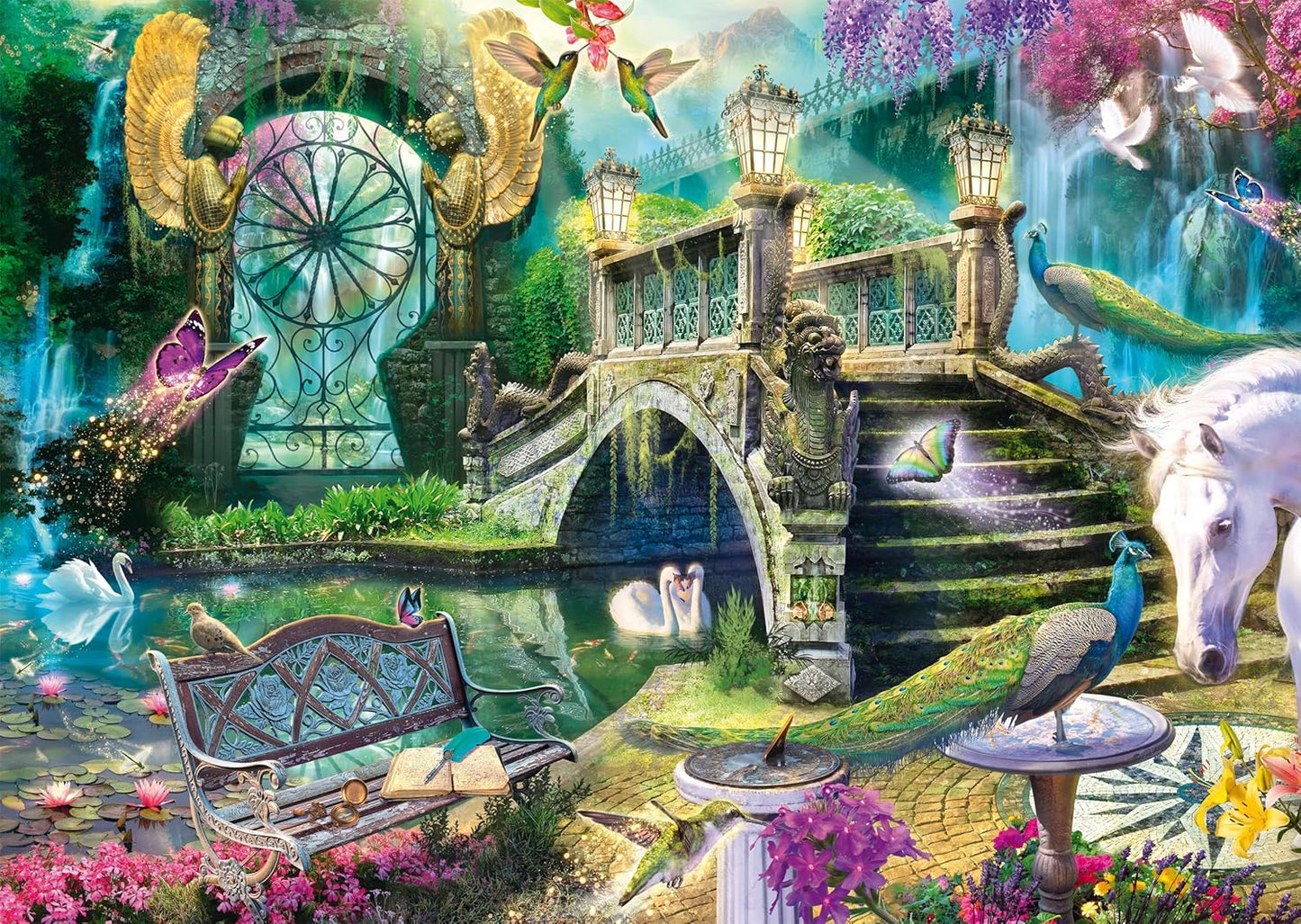 A titkos kert Schmidt Spiele 1000 darabos kirakó puzzle (SCH - 58631) - puzzlegarden