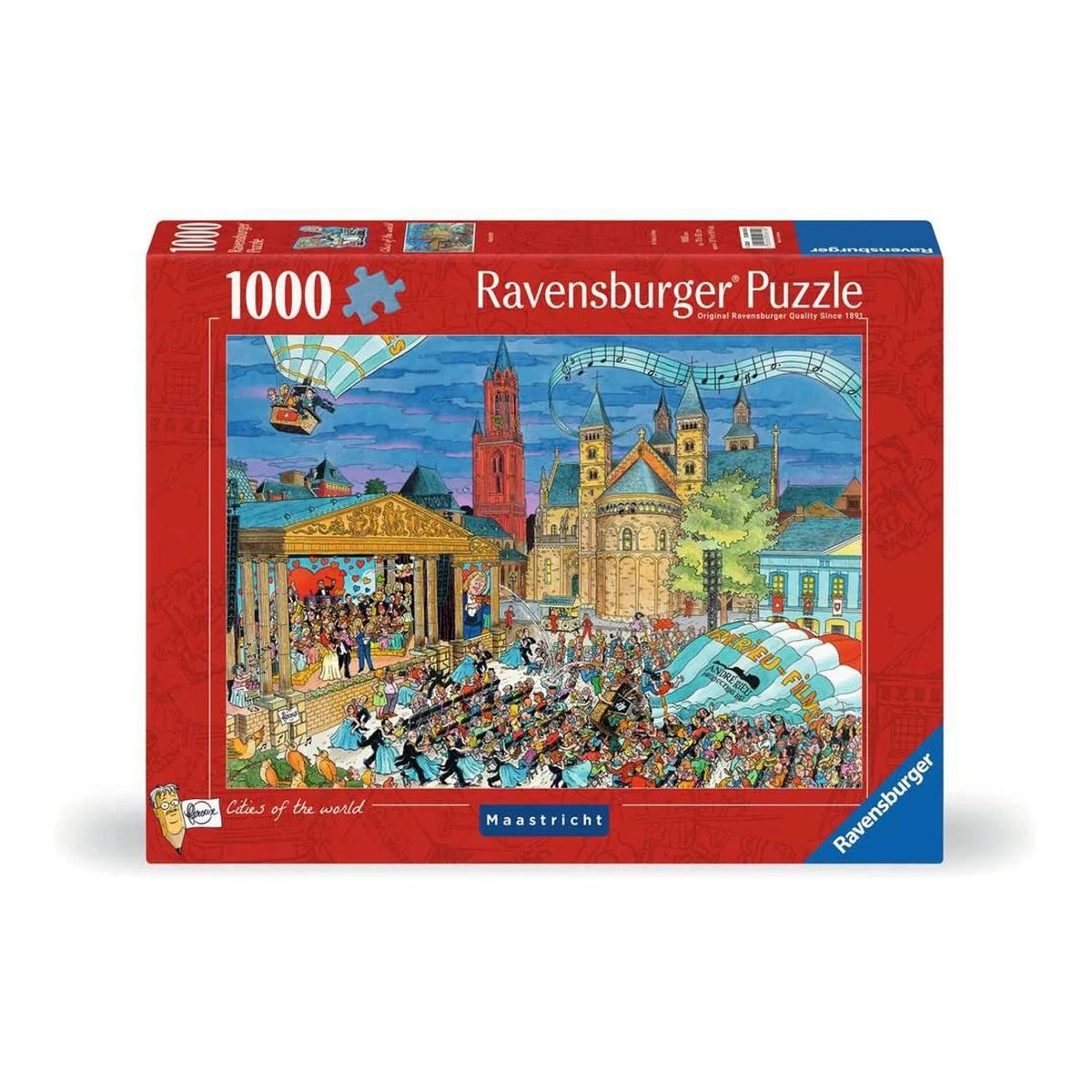A Világ Városai – Maastricht Ravensburger 1000 darabos kirakó puzzle (RA - 12000815) - puzzlegarden