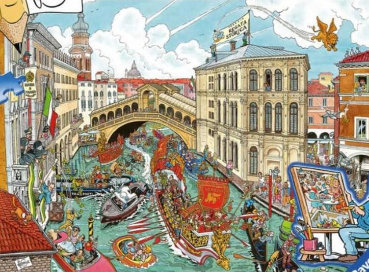 A Világ Városai - Velence Ravensburger 1000 darabos kirakó puzzle (RA - 17534) - puzzlegarden