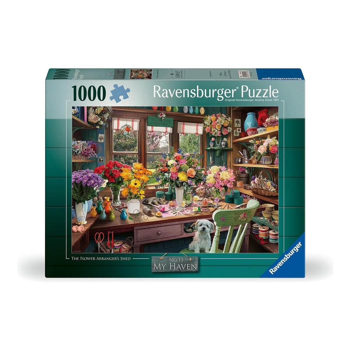 A virágkötő műhely Ravensburger 1000 darabos kirakó puzzle (RA-12001722) - puzzlegarden