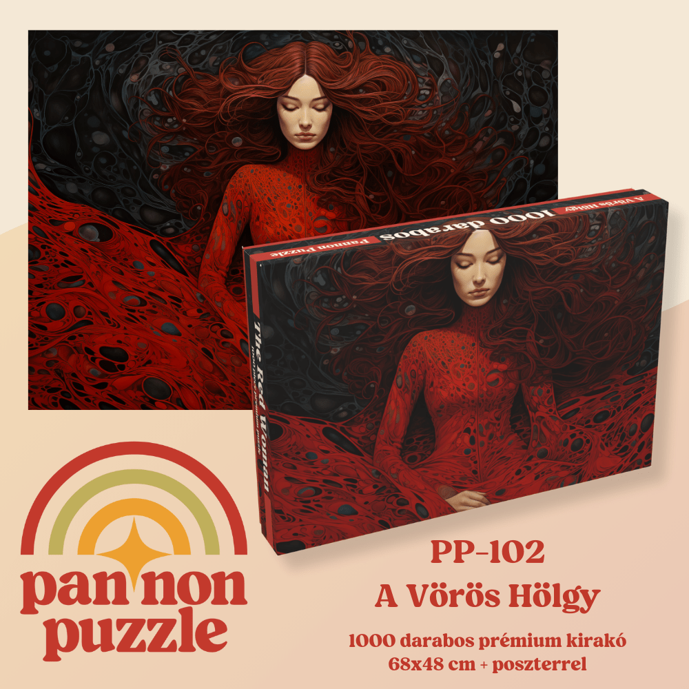 A Vörös Hölgy Pannon Puzzle 1000 darabos kirakó puzzle (PP - 102) - puzzlegarden