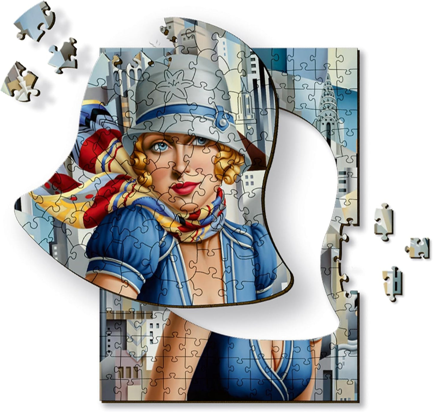 Abel - Nyár a városban - FA kirakó Trefl Wood Craft 200 darabos kirakó puzzle (TR - 20251) - puzzlegarden