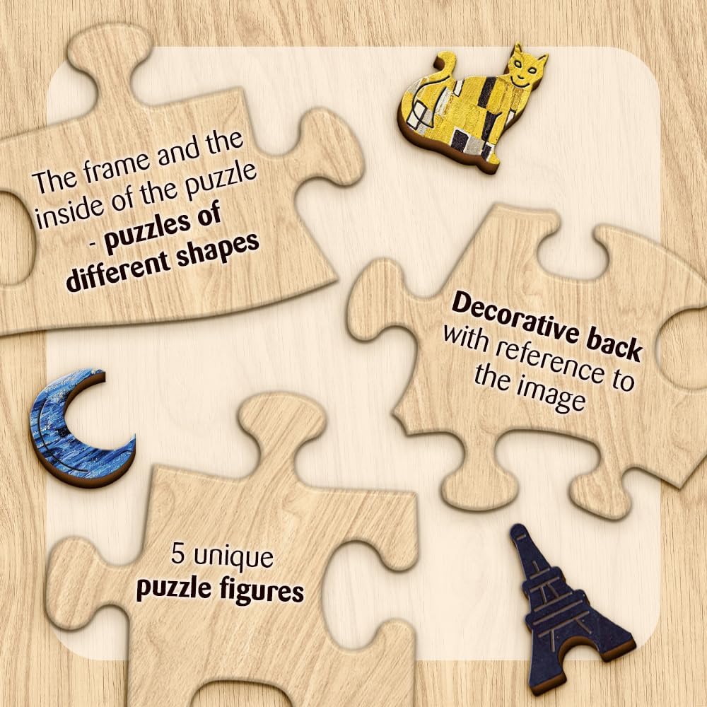 Abel - Nyár a városban - FA kirakó Trefl Wood Craft 200 darabos kirakó puzzle (TR - 20251) - puzzlegarden