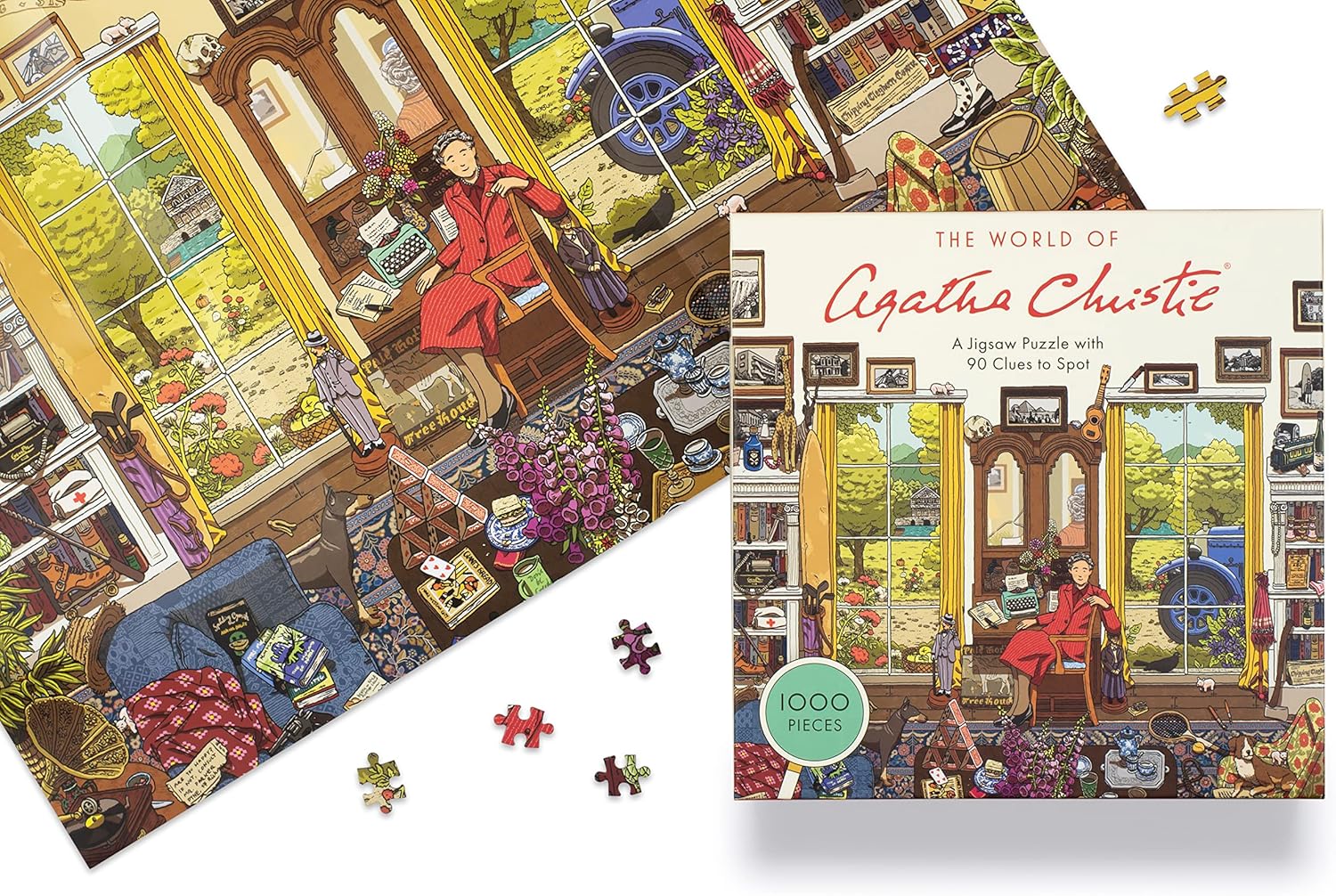 Agatha Christie világa Laurence King 1000 darabos kirakó puzzle (LK - 9781399600910) - puzzlegarden