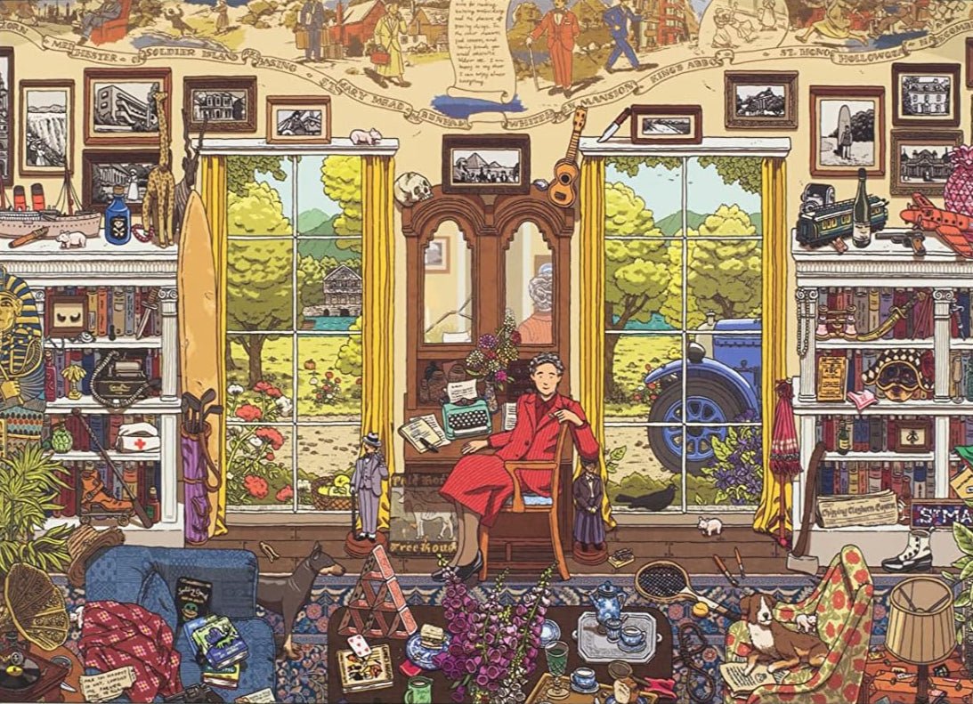 Agatha Christie világa Laurence King 1000 darabos kirakó puzzle (LK - 9781399600910) - puzzlegarden