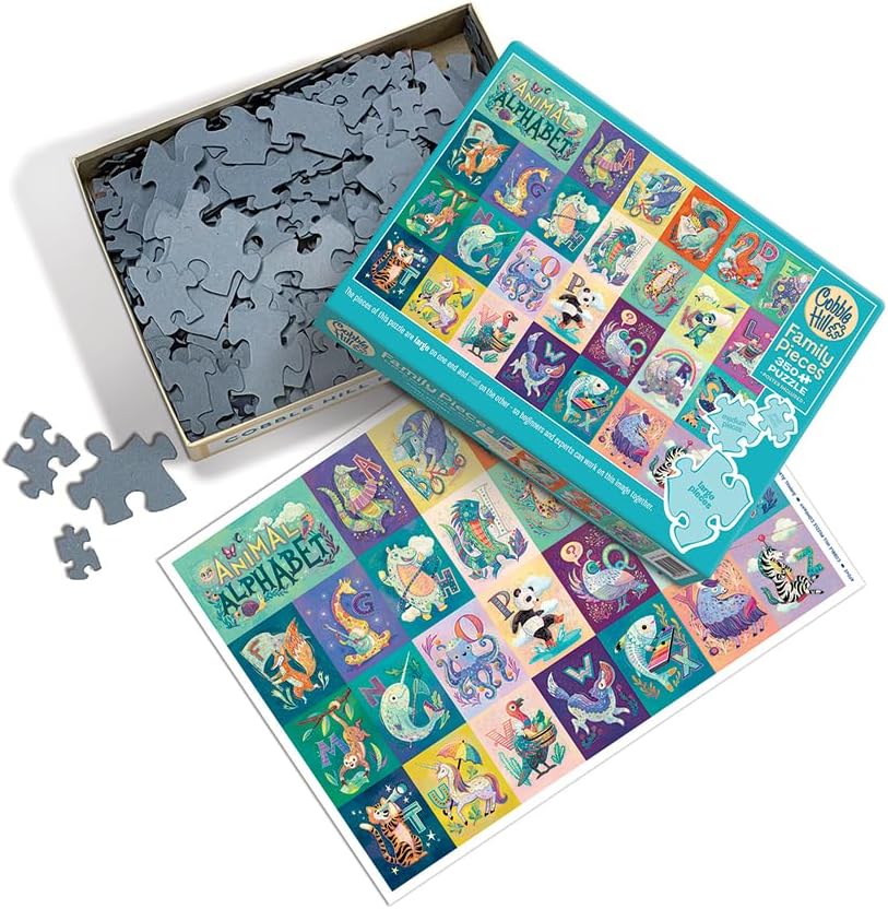 Állatábécé Cobble Hill 350 darabos kirakó puzzle (CH - 47042) - puzzlegarden