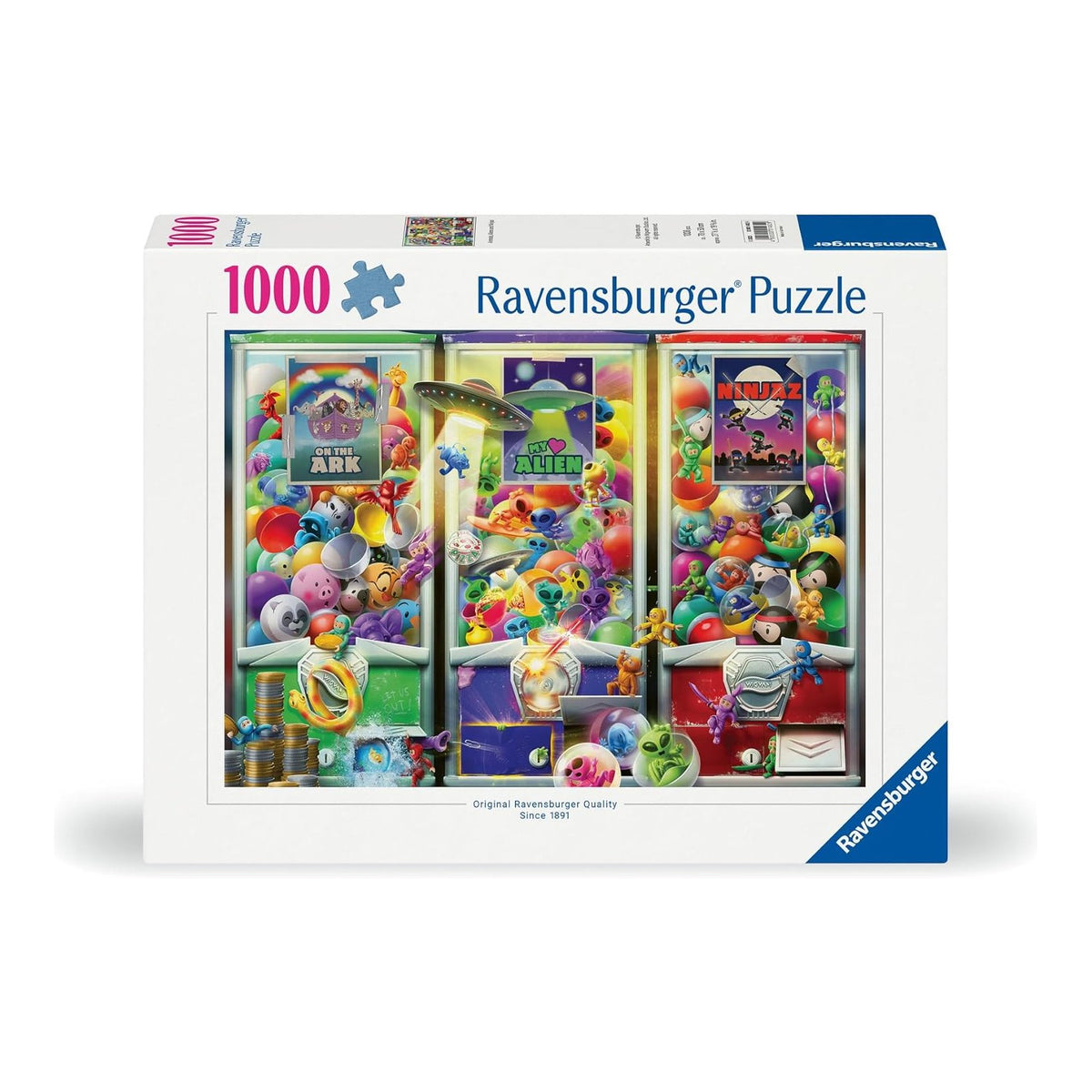 Állatok, űrlények, nindzsák Ravensburger 1000 darabos kirakó puzzle (RA - 12001482) - puzzlegarden