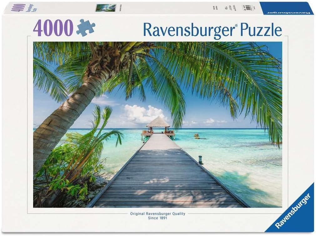 Álom tengerpart a Maldív - szigeteken Ravensburger 4000 darabos kirakó puzzle (RA-12001737) - puzzlegarden