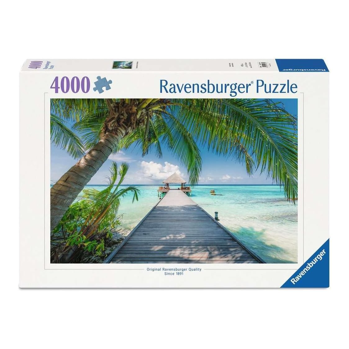 Álom tengerpart a Maldív - szigeteken Ravensburger 4000 darabos kirakó puzzle (RA-12001737) - puzzlegarden