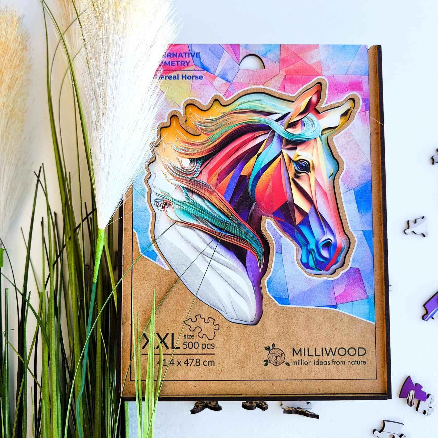 Alternatív geometria – Éteri ló Milliwood 500 darabos kirakó puzzle (MW - 5048) - puzzlegarden