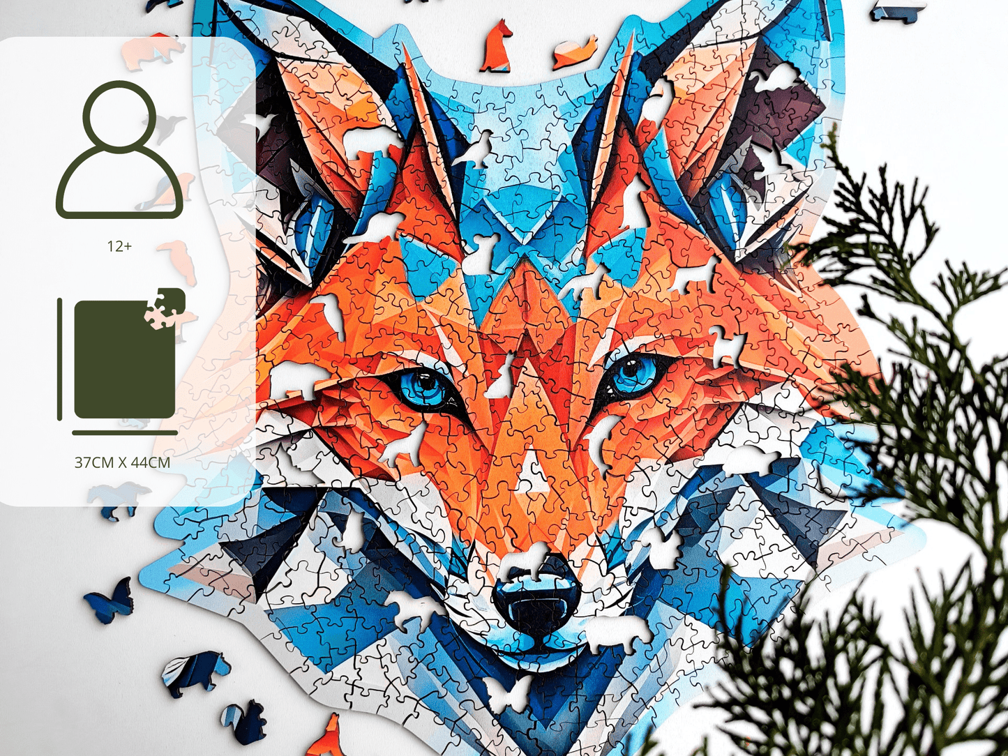 Alternatív geometria – Hipnotizáló róka Milliwood 500 darabos kirakó puzzle (MW - 5050) - puzzlegarden