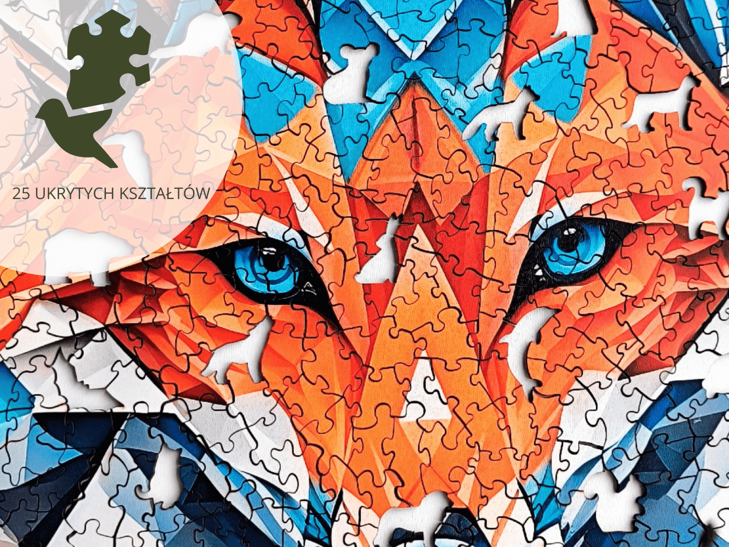 Alternatív geometria – Hipnotizáló róka Milliwood 500 darabos kirakó puzzle (MW - 5050) - puzzlegarden