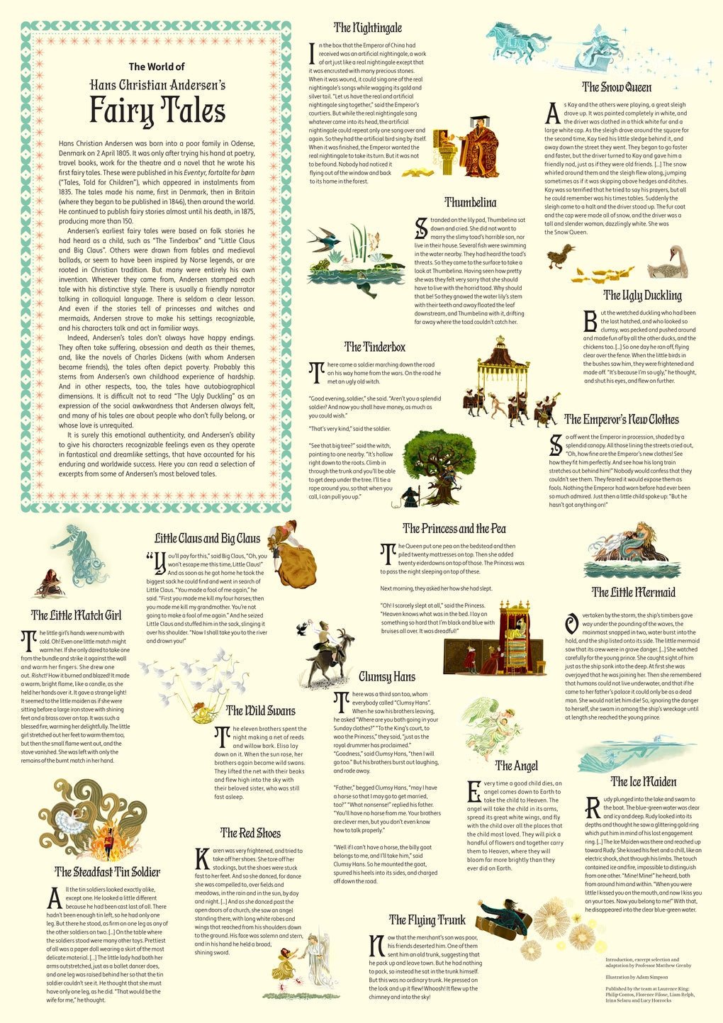 Andersen meséinek világa Laurence King 1000 darabos kirakó puzzle (LK-9781399631983) - puzzlegarden