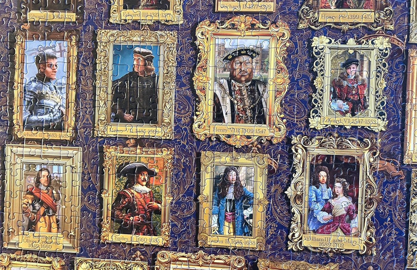 Anglia uralkodói Gibsons 1000 darabos kirakó puzzle (G - G7156) - puzzlegarden