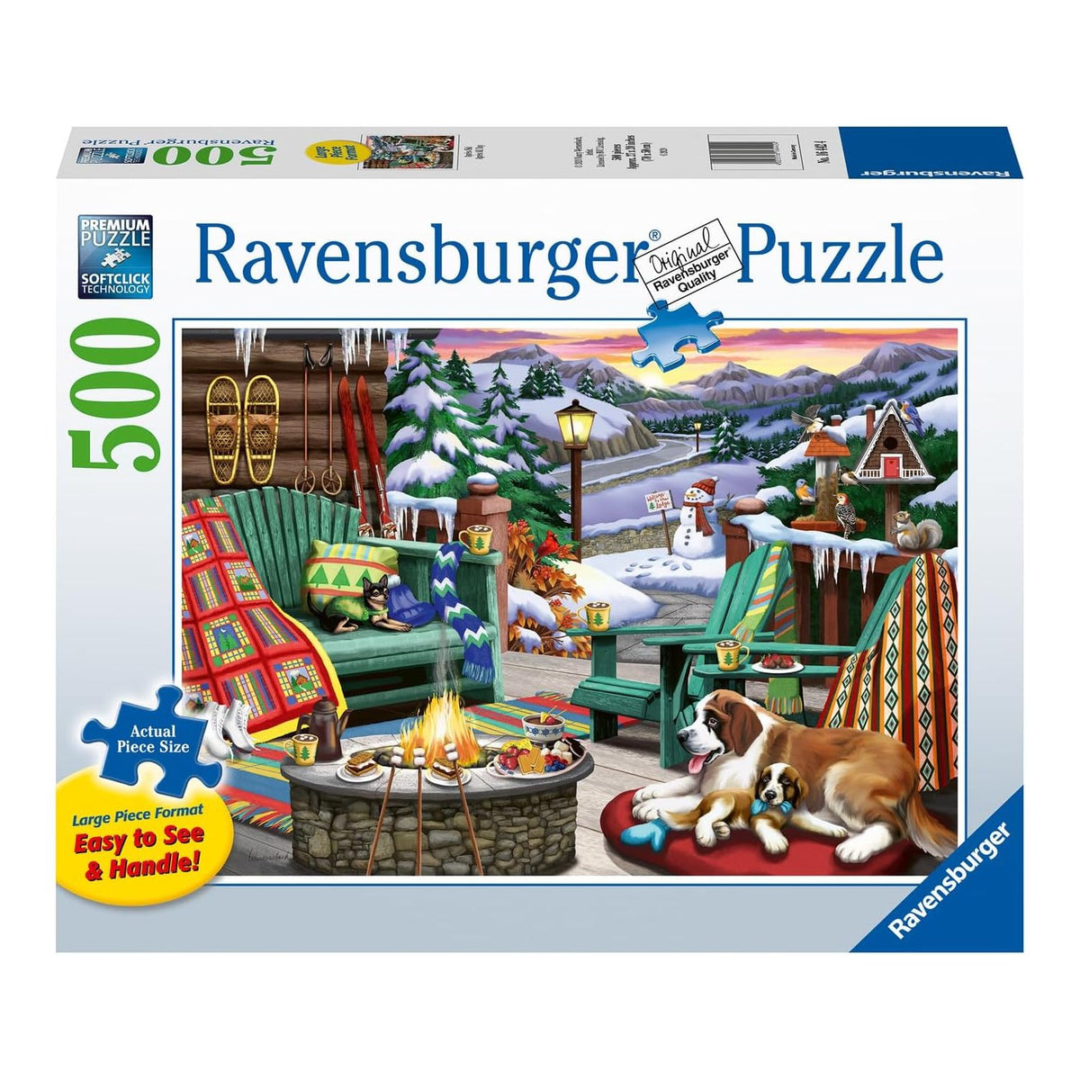 Après - ski egész nap - XXL Ravensburger 500 darabos kirakó puzzle (RA-16442) - puzzlegarden