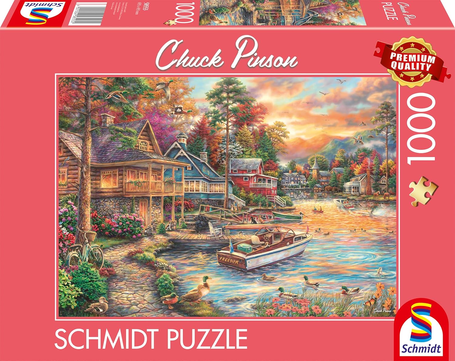 Aranyfényű naplemente Schmidt Spiele 1000 darabos kirakó puzzle (SCH - 58553) - puzzlegarden