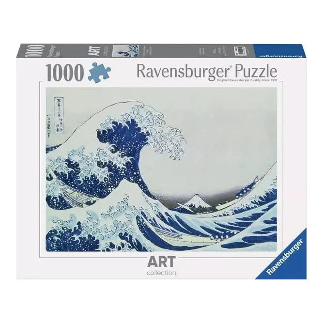 Art collection - Hokusai - A nagy hullám Kanagavánál Ravensburger 1000 darabos kirakó puzzle (RA - 12000107) - puzzlegarden